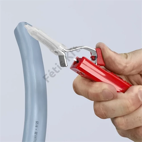 Knipex kábelcsupaszító kés 8-28 mm, 165 mm