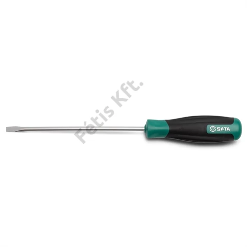 SATA csavarhúzó lapos 3x200mm kétkomponensű nyél