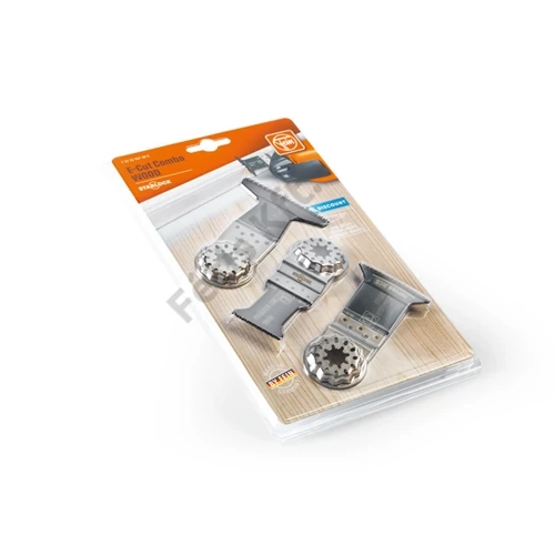 Fein E-Cut Starlock fűrészlap készlet 3 részes fa