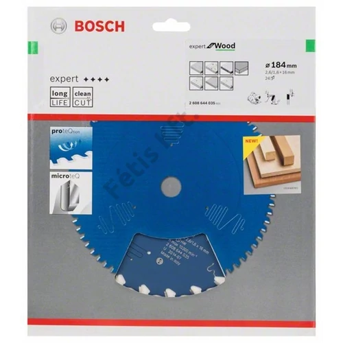 Bosch körfűrészlap 184x16/24 Expert for Wood