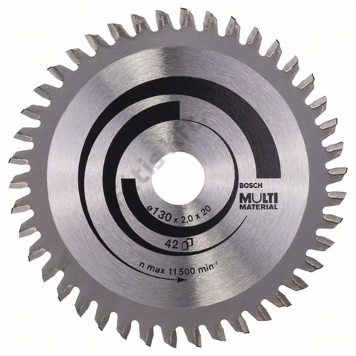 Bosch körfűrészlap 130x20/42 MultiMaterial