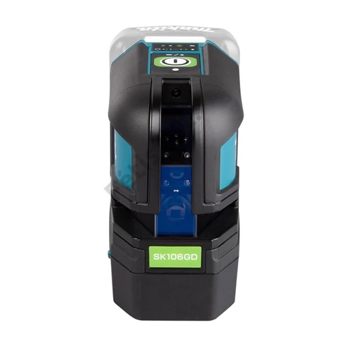 Makita SK106GDZ kereszt és pont lézer ZÖLD Z (alapgép - akku és töltő nélkül)