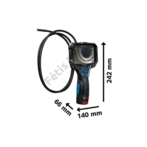 Bosch GIC 12V-5-27 C vizsgálókamera 4xAA elem, karton