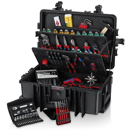 Knipex Robust45 Move szerszámkoffer 90 karbantartó szerszámmal (Mechanik)