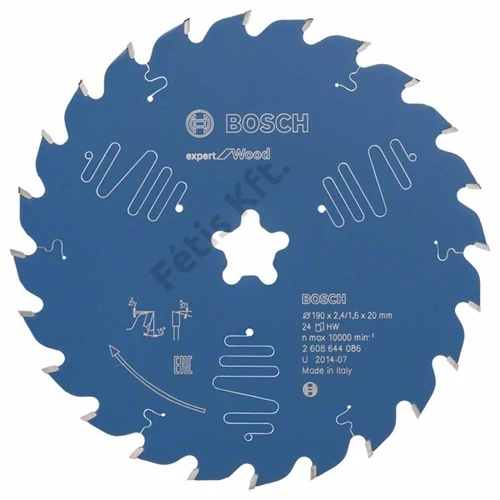 Bosch körfűrészlap 190x csillag/24 Expert for Wood