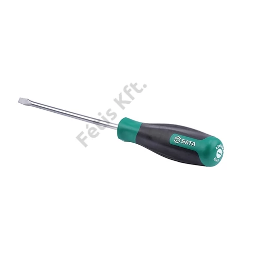 SATA csavarhúzó lapos 5x150mm kétkomponensű nyél