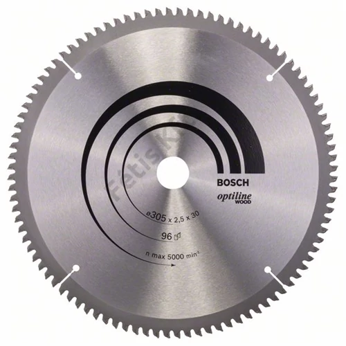 Bosch körfűrészlap 305x30/96 Optiline Wood