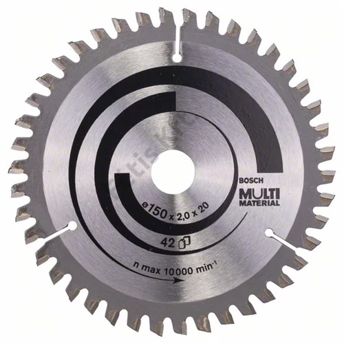 Bosch körfűrészlap 150x20/42 MultiMaterial