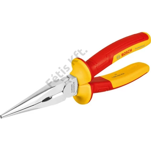 Bosch VDE csőrös fogó, egyenes,200 mm