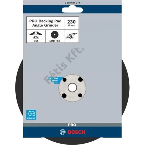 Bosch PRO lágy alátéttányér, 230 mm, M14