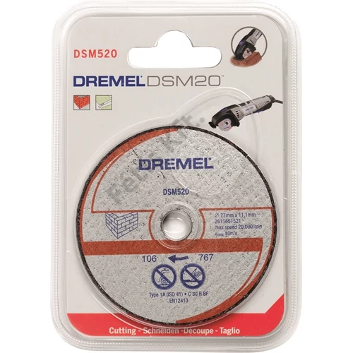 Dremel DSM20 falazat vágókorong (DSM520) 2 db