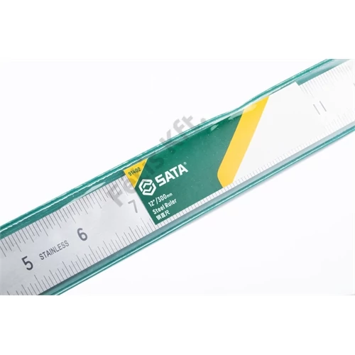 SATA acélvonalzó 300mm