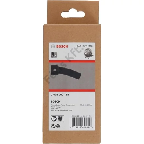 Bosch Könyökcső (antisztatikus), 75 x 50 x 148 mm GAS18V-12MC-hez