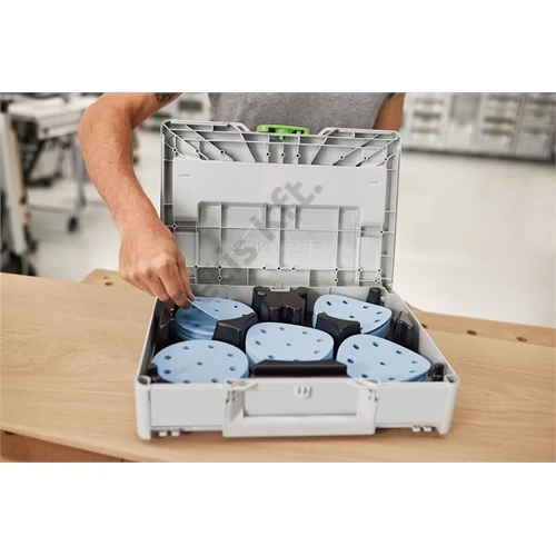 Festool csiszolópapír készlet Systainer-ben SYS-STF D125 GR-Set Granat P60-220 100 részes