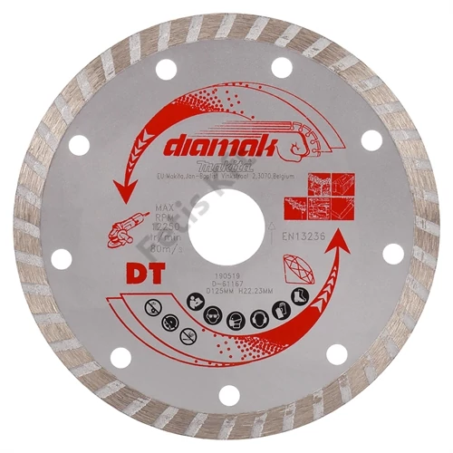 Makita gyémánt vágókorong 125mm Diamak turbó