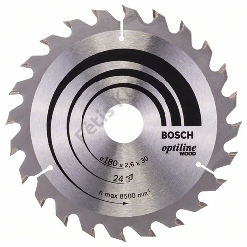 Bosch körfűrészlap 180x30/24 Optiline Wood