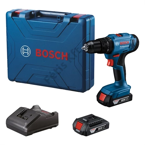 Bosch GSB 183-LI akkus ütvefúró-csavarozó 2x2.0Ah, koffer