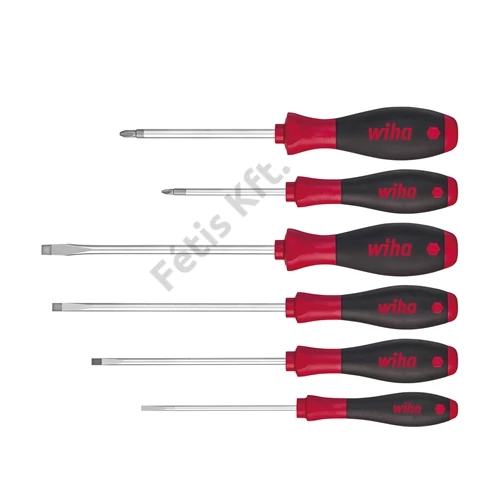 Wiha SoftFinish csavarhúzó készlet Lapos, Pozidriv 6 részes (07153)