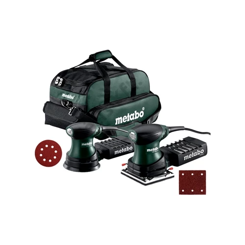 Metabo Set FSR 200 + FSX 200 hálózati gépszett tartozékokkal, karton