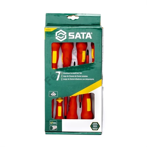 SATA VDE csavarhúzó készlet 7 részes (lapos+PH)