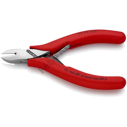 Knipex elektronikai oldalcsípő fogó mártott nyél 115 mm