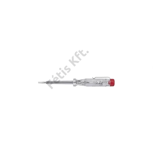 Wiha Feszültségvizsgáló 220-250 volt Lapos átlátszó, feltűző csipesszel bliszter csomagolásban 3.0 mm (32201)