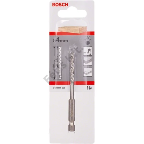 Bosch fafúró  4x88 mm 1/4