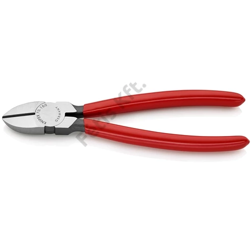 Knipex Oldalcsípőfogó feketére foszfátozott 180 mm