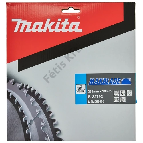 Makita körfűrészlap Makblade 255/30mm Z60