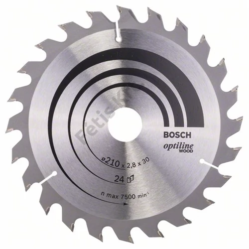 Bosch körfűrészlap 210x30/24 Optiline Wood
