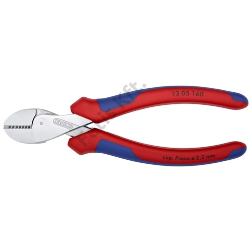 Knipex X-Cut Kompakt oldalcsípő fogó nagy áttételű krómozott 160 mm
