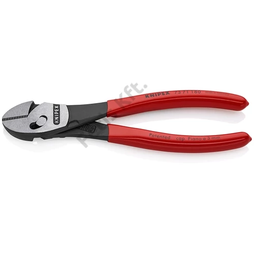Knipex TwinForce nagy teljesítményű oldalcsípő fogó feketére foszfátozott 180 mm