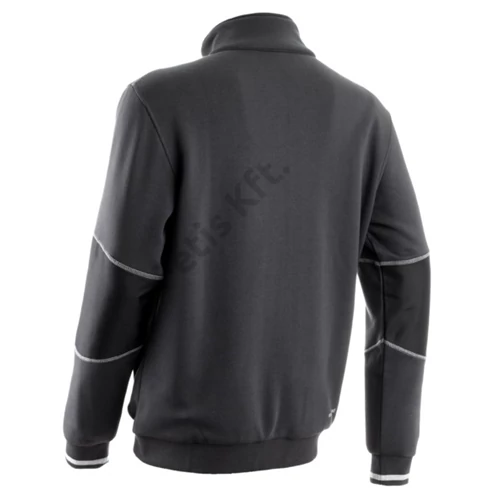 KIJI téli cipzáras dzseki sötétszürke 2XL