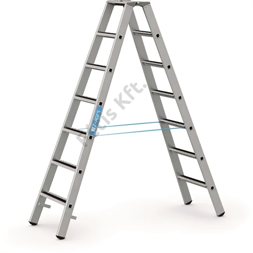 Zarges R13Step B állólétra 2x7 eloxált (Z600)