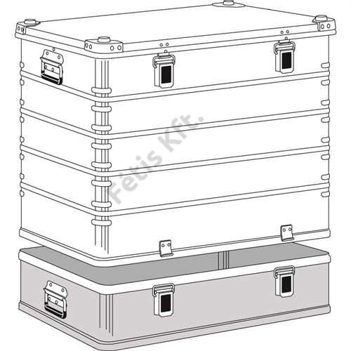 Zarges K470 Plus Felsőrész 750 x 550 x 380 mm B
