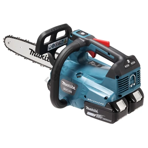 Makita DUC306PT2 2x18V LXT Li-ion BL akkus láncfűrész 30cm 3/8 1.3mm + 2x5.0Ah akku
