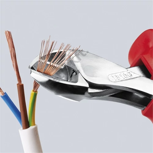 Knipex X-Cut Kompakt oldalcsípő fogó nagy áttételű krómozott 160 mm