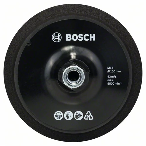 Bosch polírozótányér 150 mm M14