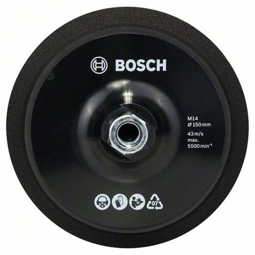Bosch polírozótányér 150 mm M14