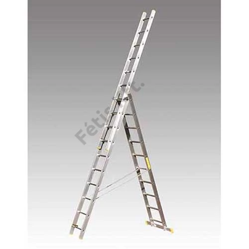 Zarges Skymaster háromrészes D-fokos többcélú létra 3x10 (Z200)