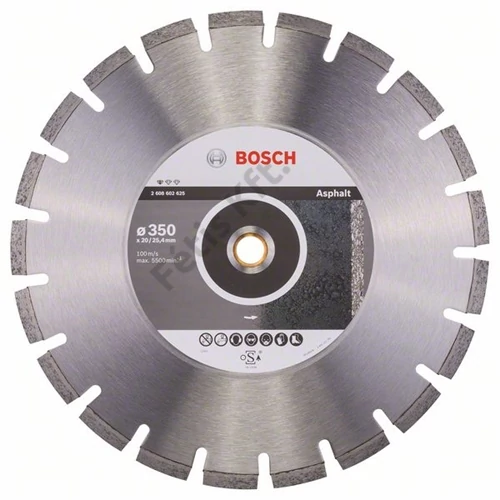 Bosch vágókorong, gyémánt 350x3.2x20/25.4 mm aszfalt