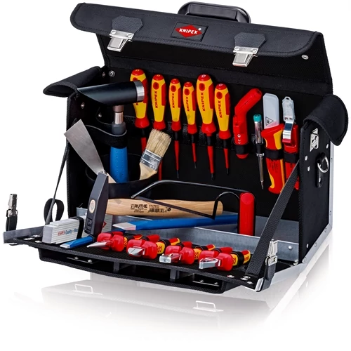 Knipex Classic szerszámtáska 23 villanyszerelő szerszámmal (Elektro)
