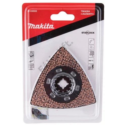Makita TMA084 multi háromszög vágólap FESTÉKELTÁVOLÍTÓ átmérő:90mm HM/SZEMCSE 40