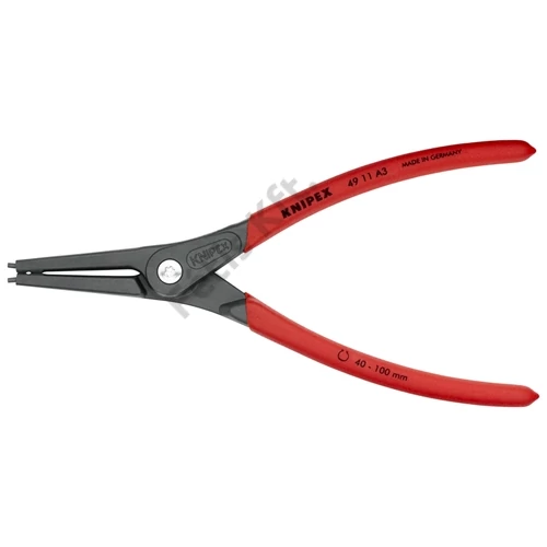 Knipex Precíziós seeger-fogó külső szürkére foszfátozott 225 mm