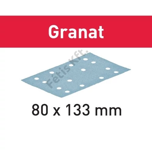 Festool csiszolócsík STF 80x133 P240 GR/100 Granat (100 db/doboz)