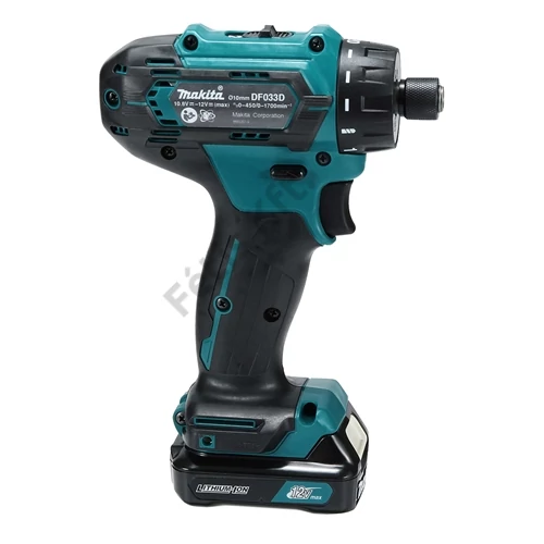 Makita DF033DZ 12V max CXT Li-ion 30Nm akkus csavarbehajtó 1/4 alapgép (akku és töltő nélkül)