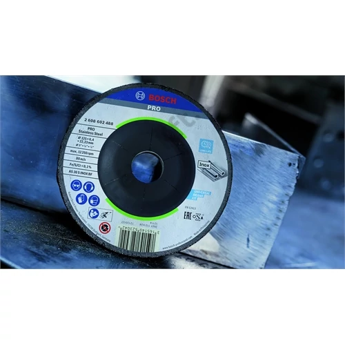 Bosch PRO Stainless Steel csiszolótárcsa, 150 x 6 x 22,23 mm