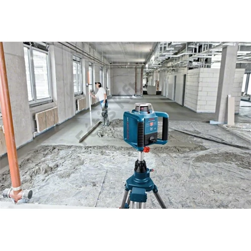 Bosch GRL 300 HVG zöld Forgólézer + LR 1G Lézervevő + RC 1 Távirányító + WM 4 Tartó