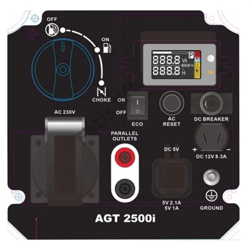 AGT 2500I inverteres áramfejlesztő (2.0 kVA)