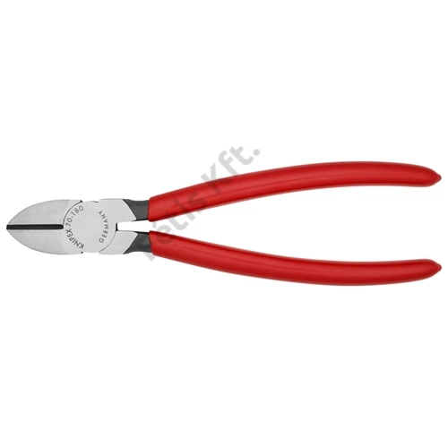 Knipex Oldalcsípőfogó feketére foszfátozott 180 mm